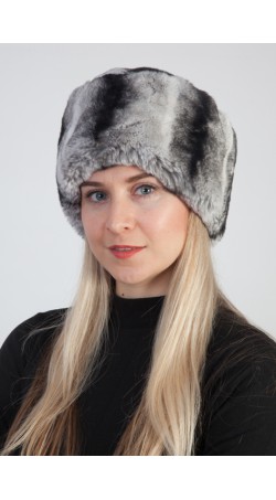 Rex-Chinchilla fur hat